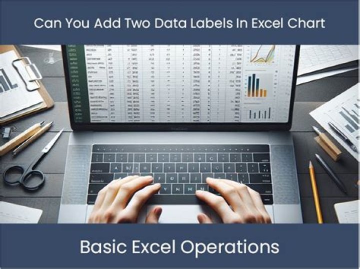 Can you add two data labels in Excel chart?