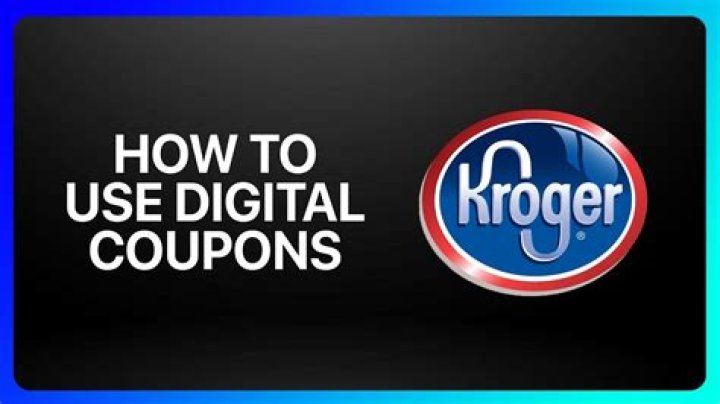 How do you use Kroger coupons?